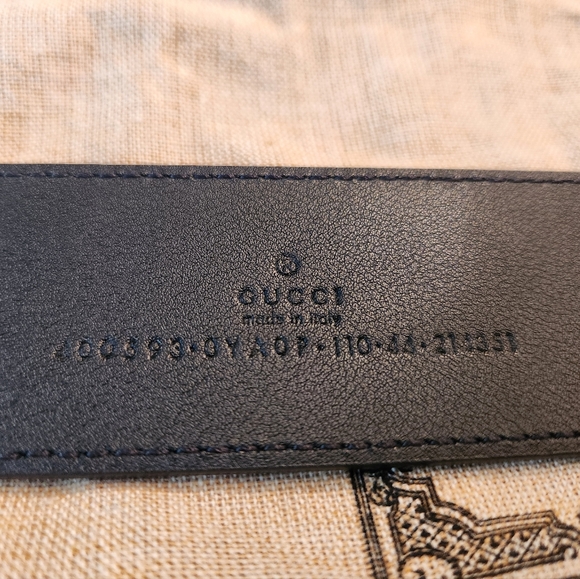 Gucci GG Marmont Wide Belt (Silver) - Picture 4 of 7